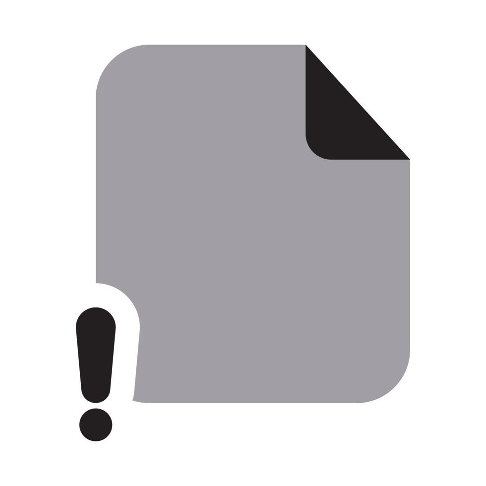 Notice Files Icon Two Tone Solid vector
