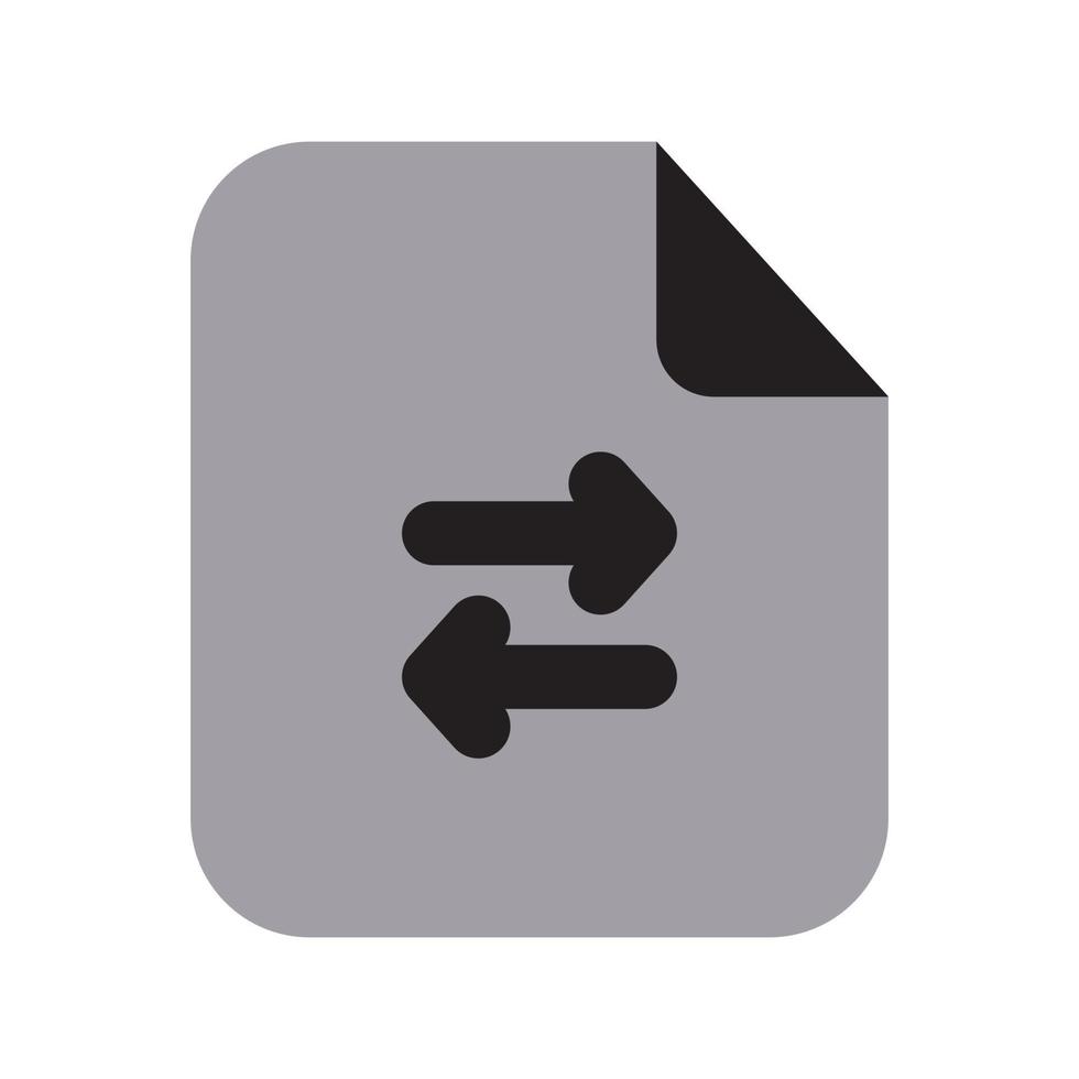 Transfer Files Icon Two Tone Solid vector