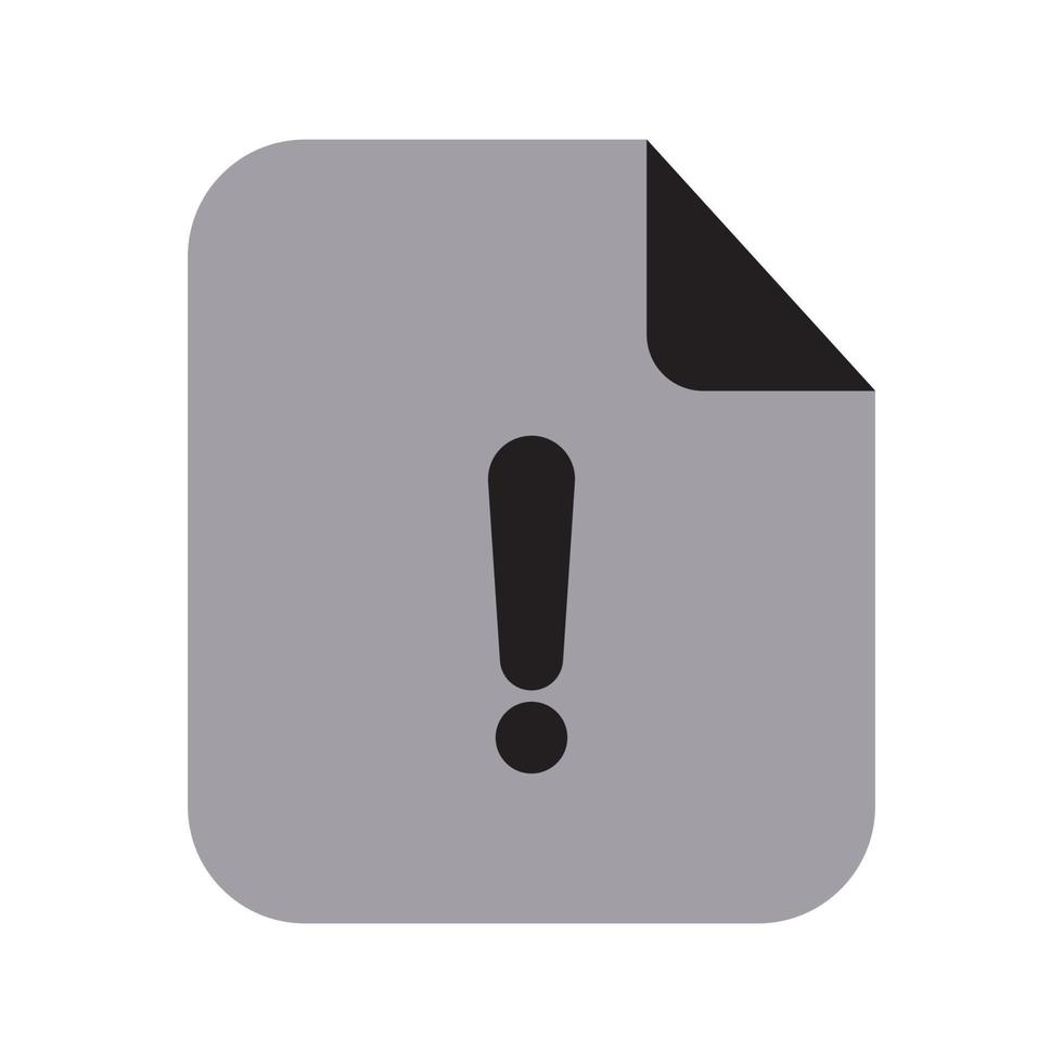 Notice Files Icon Two Tone Solid vector