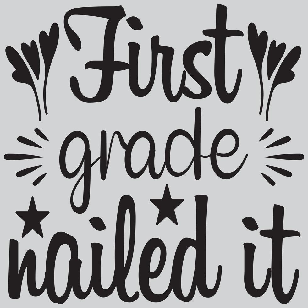 First grade nailed it. vector