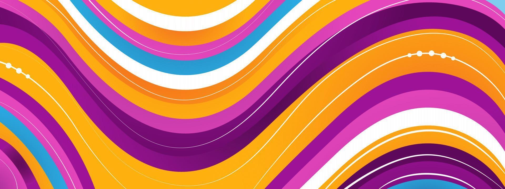 Minimal dynamic colorful background, abstract creative digital waves background, modern landing page concept vector. Abstract, bright smooth waves for brochure, website, flyer design, banner. vector