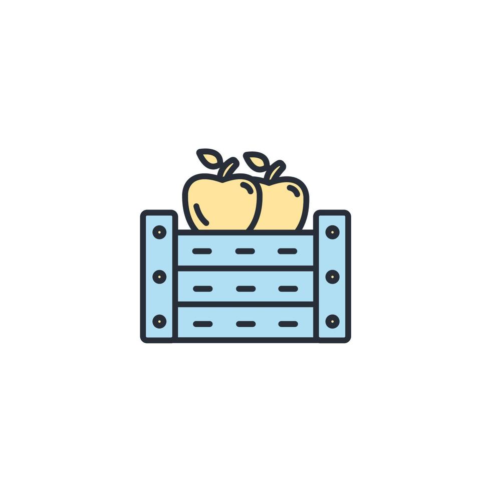 harvest icons  symbol vector elements for infographic web