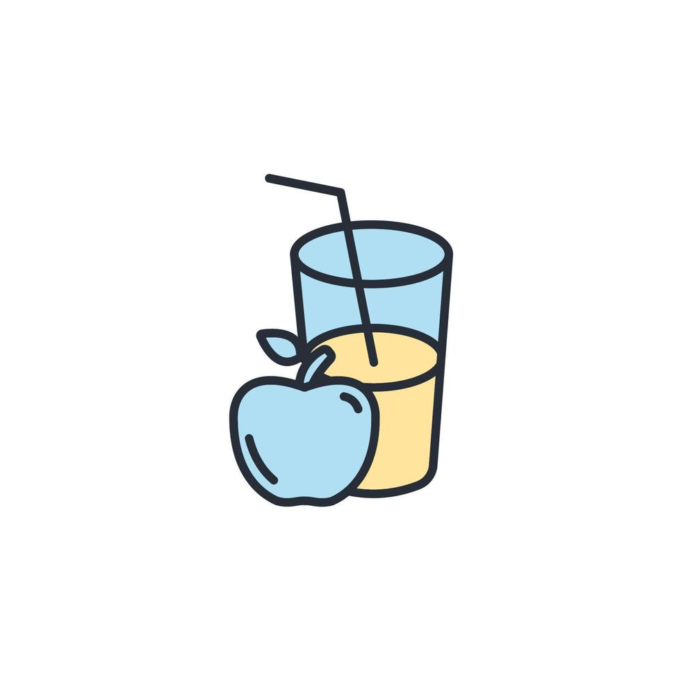 fresh juice  icons  symbol vector elements for infographic web