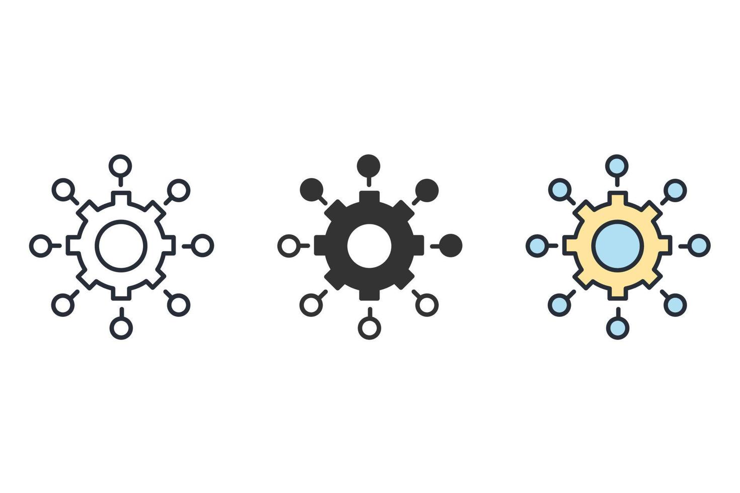 Productivity icons  symbol vector elements for infographic web