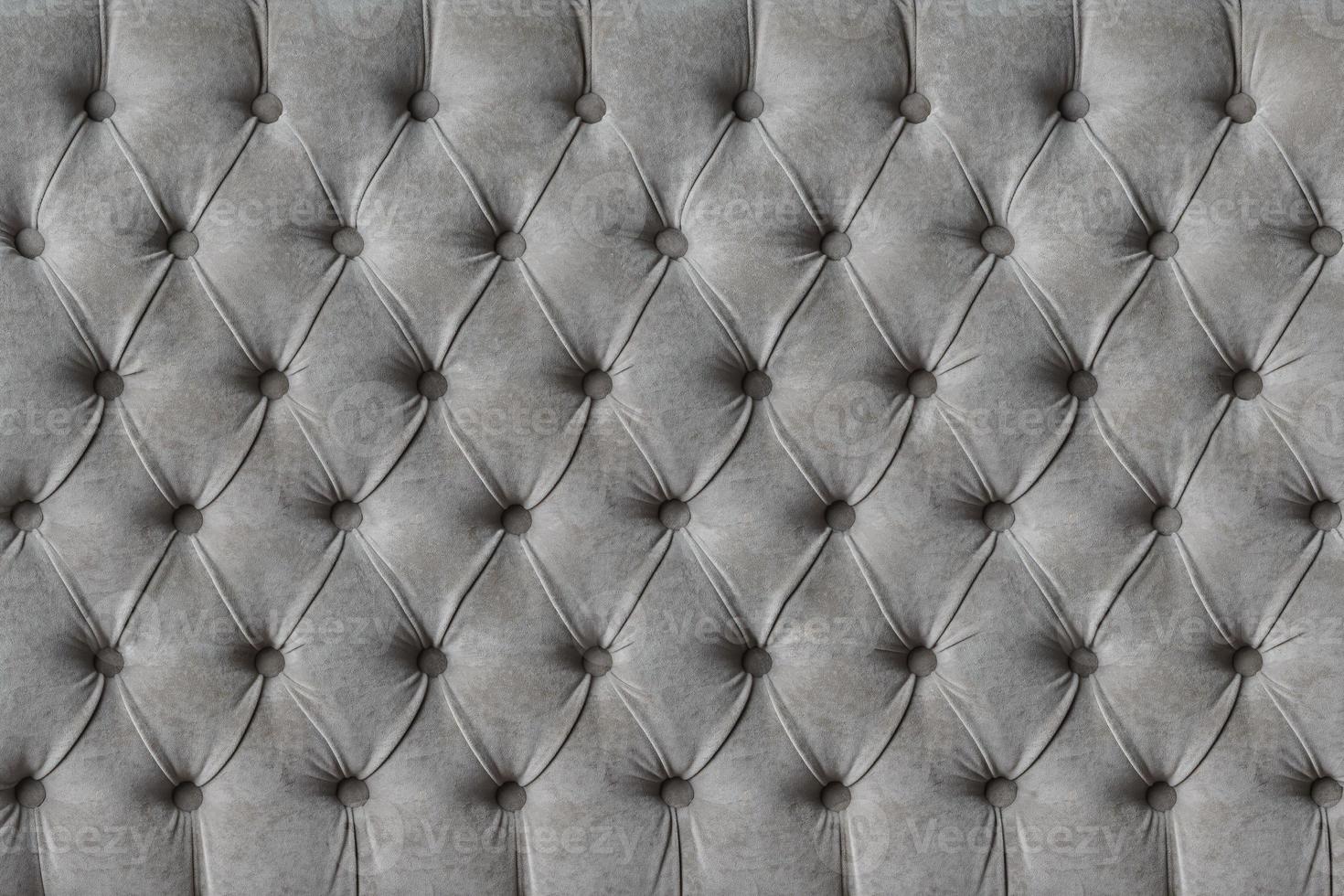 Gray capitone velours textile decoration with buttons 10942276 Stock ...