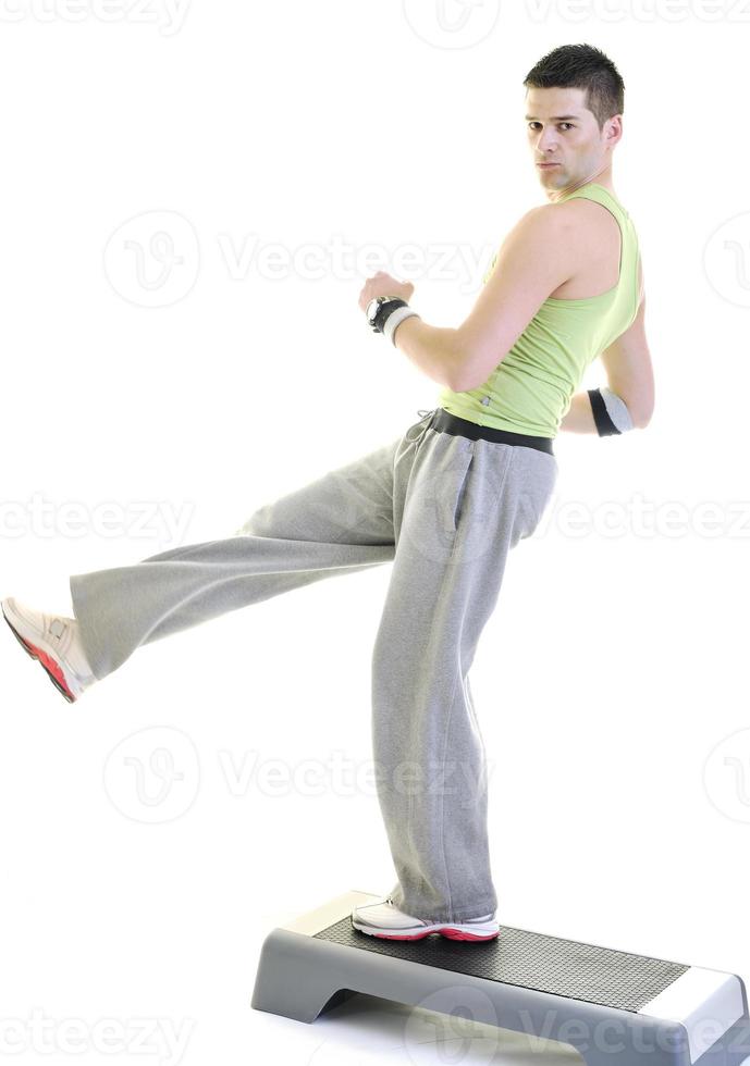 man fitness isolated photo