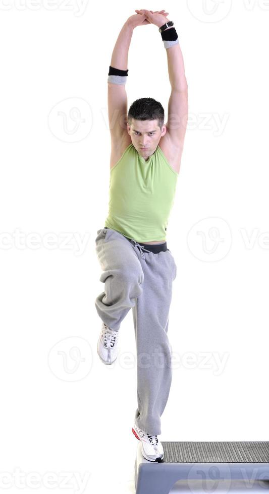 man fitness isolated photo