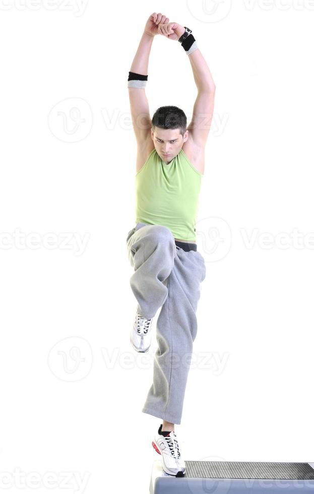 man fitness isolated photo