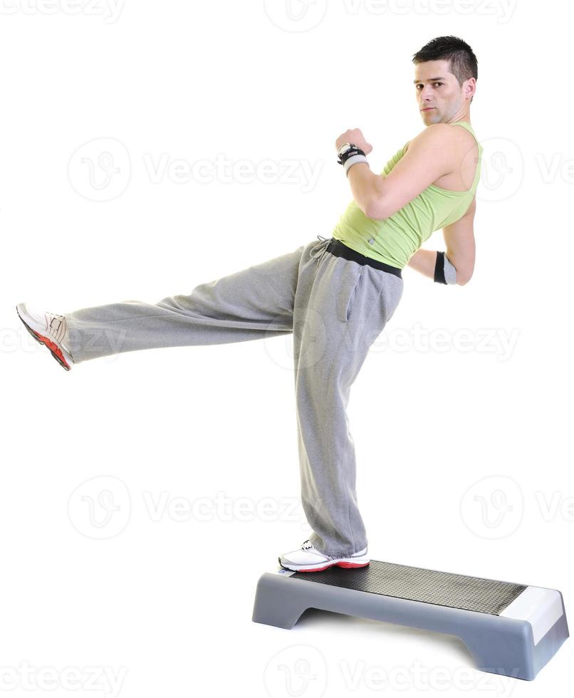 man fitness isolated photo