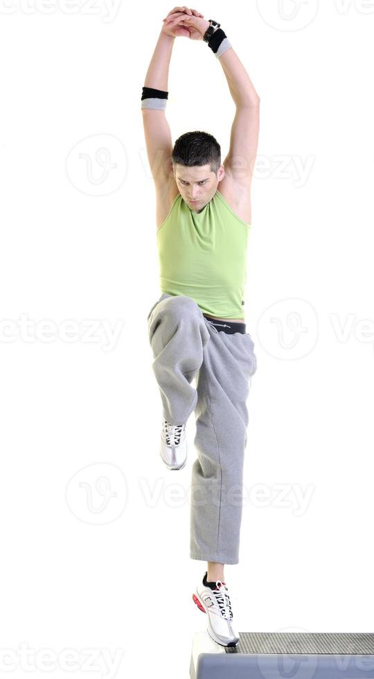 man fitness isolated photo