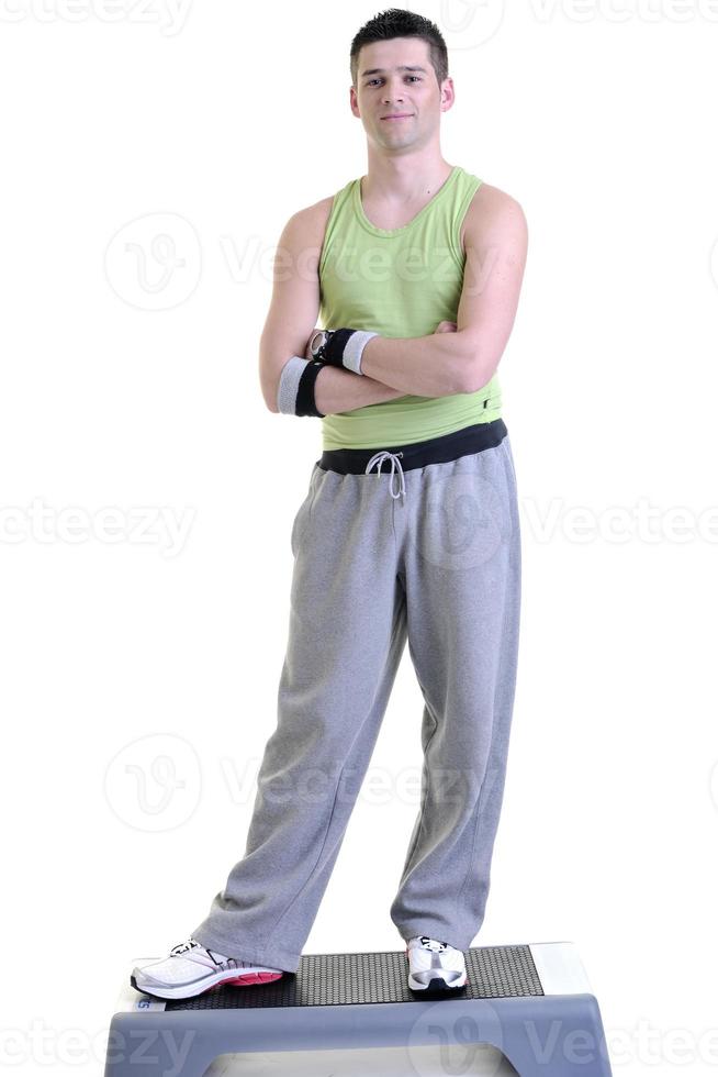 man fitness isolated photo