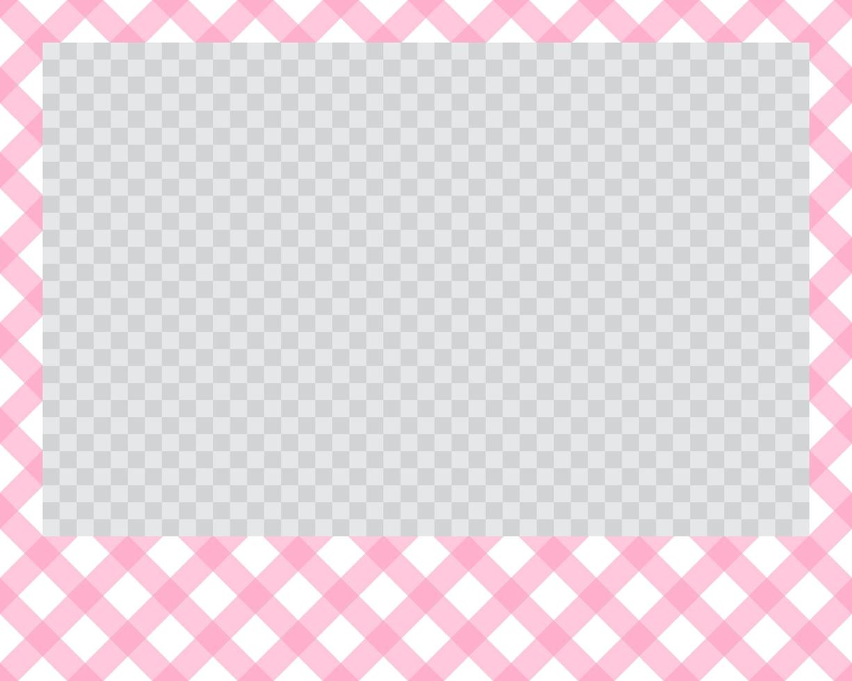 rectangle landscape flat photo frame with ornaments vector