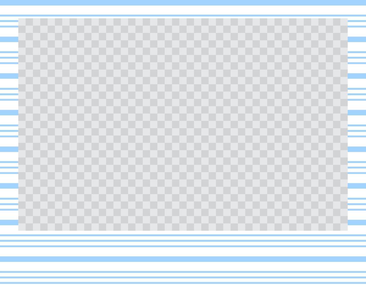 rectangle landscape flat photo frame with ornaments vector