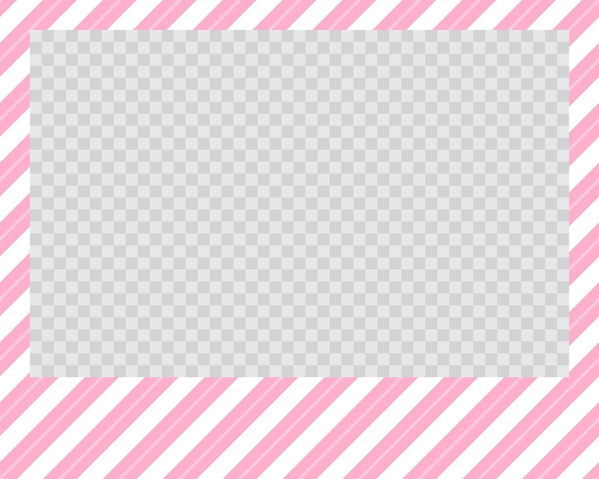 rectangle landscape flat photo frame with ornaments vector