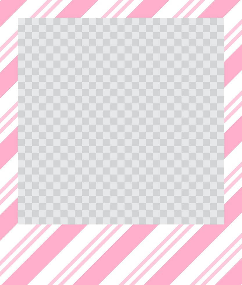 square flat photo frame with ornaments vector