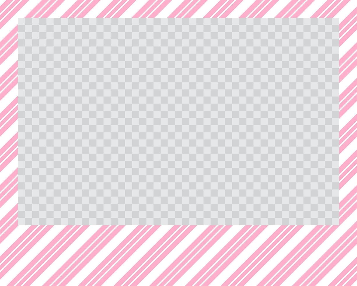 rectangle landscape flat photo frame with ornaments vector