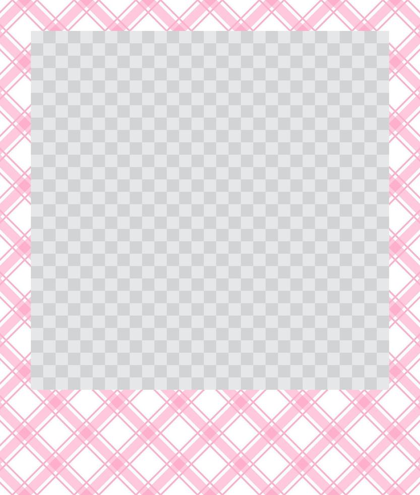 square flat photo frame with ornaments vector