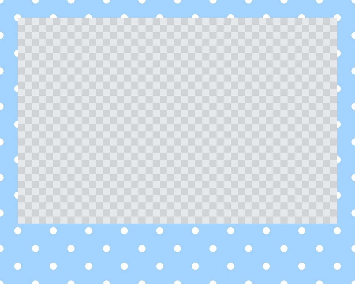 rectangle landscape flat photo frame with ornaments vector