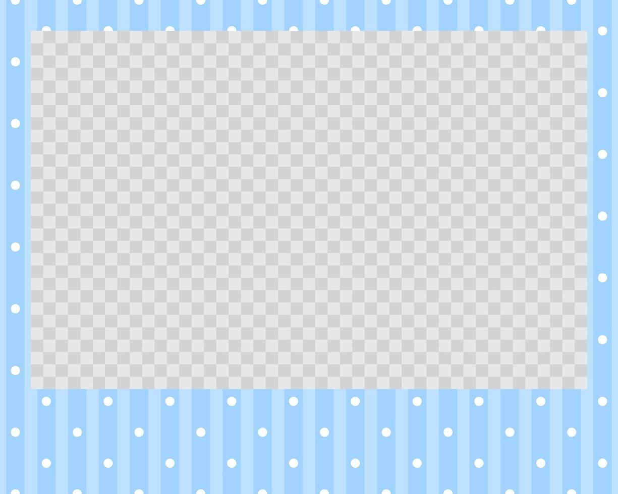 rectangle landscape flat photo frame with ornaments vector