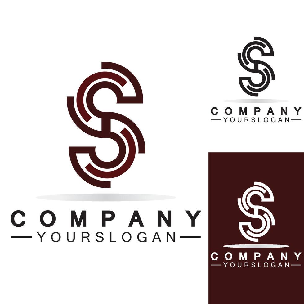 S Logo. Letter S logo icon design template vector