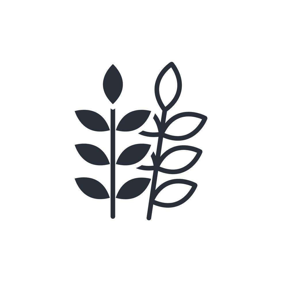 wheat icons  symbol vector elements for infographic web