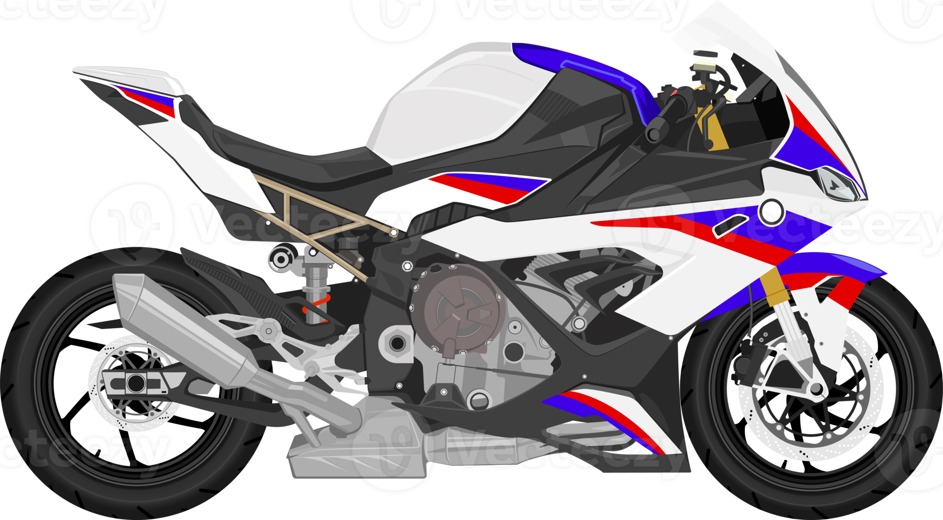 Big Bike Sport Motorcycle Fast Speed Modern Style White Blue Red Color big-bike-sport-motorcycle-fast-speed-modern-style-white-blue-red-color