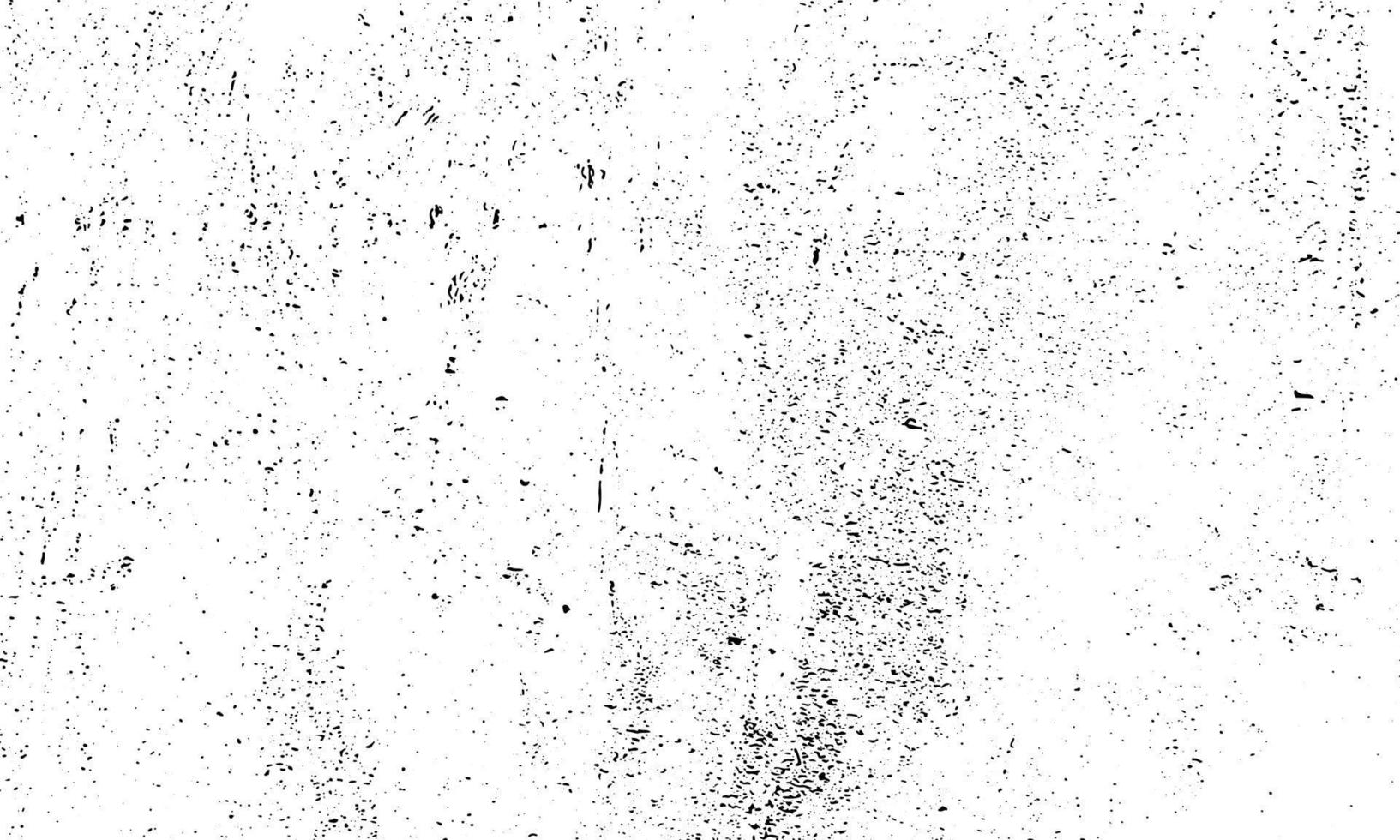 Dirty grainy stamp and scratches overlay white background. Grunge distressed dust particle white and black. Vector illustration