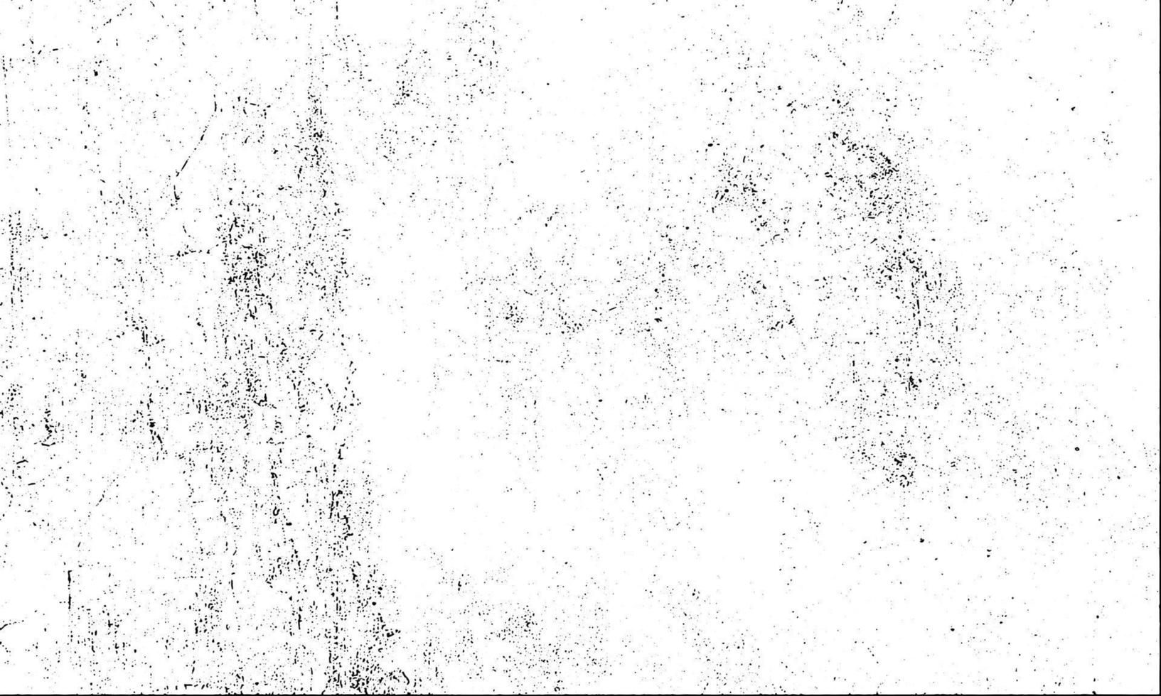 Dirty grainy stamp and scratches overlay white background. Grunge distressed dust particle white and black. Vector illustration