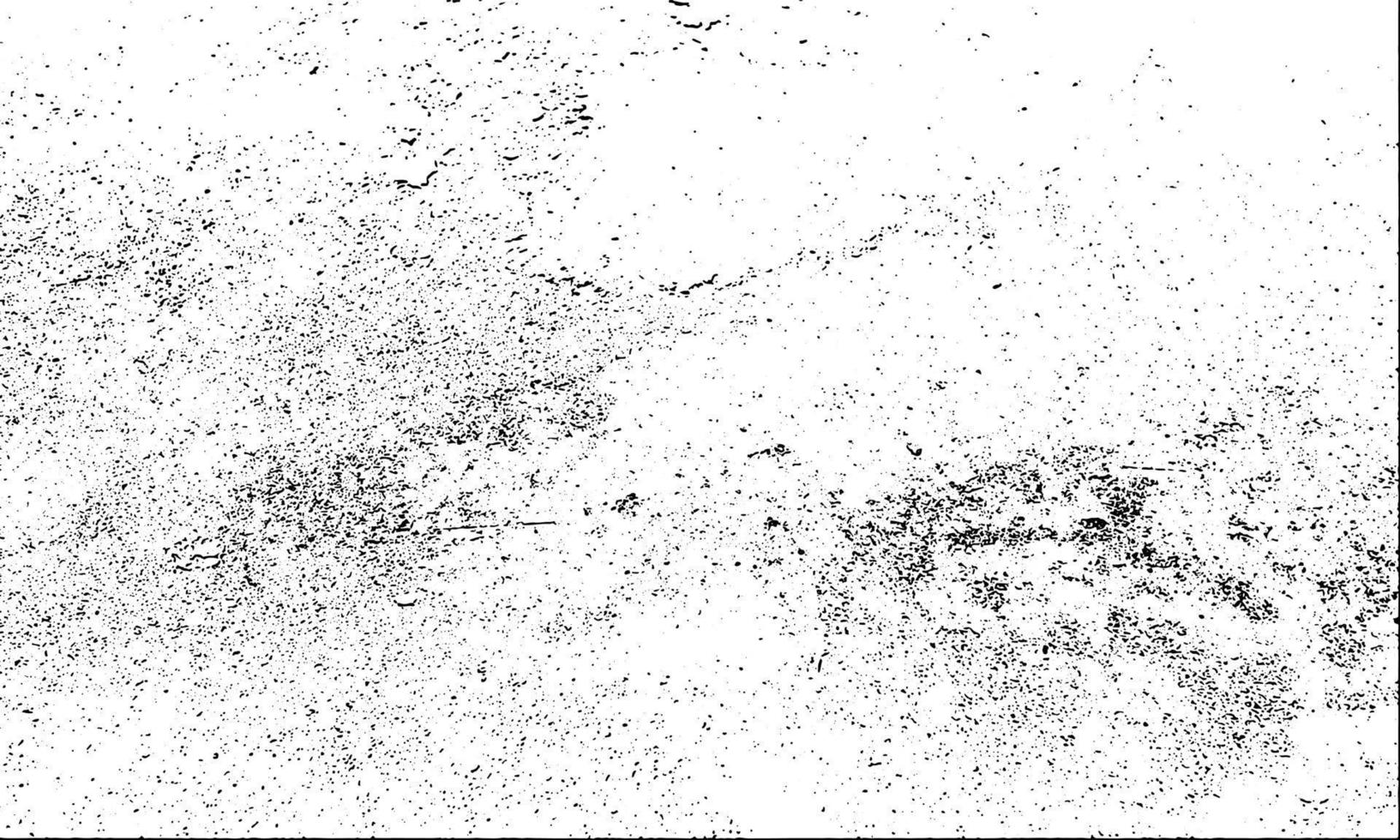 Dirty grainy stamp and scratches overlay white background. Grunge distressed dust particle white and black. Vector illustration