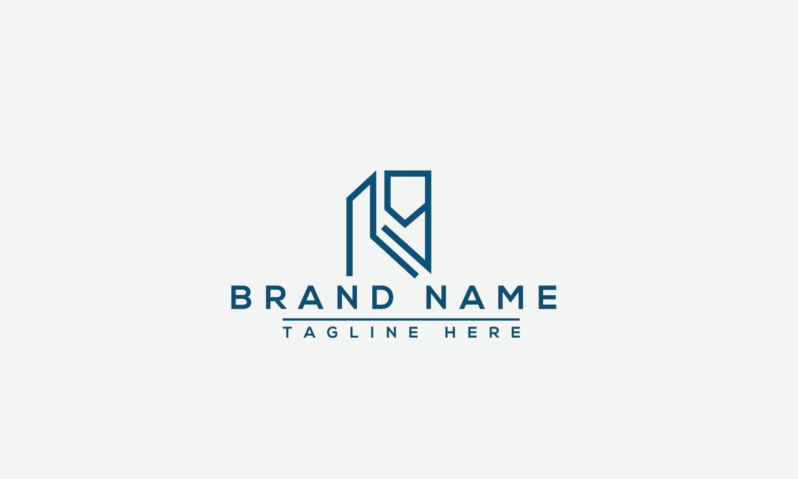 RG Logo Design Template Vector Graphic Branding Element.