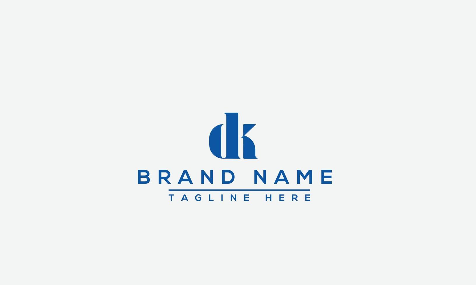 DK Logo Design Template Vector Graphic Branding Element