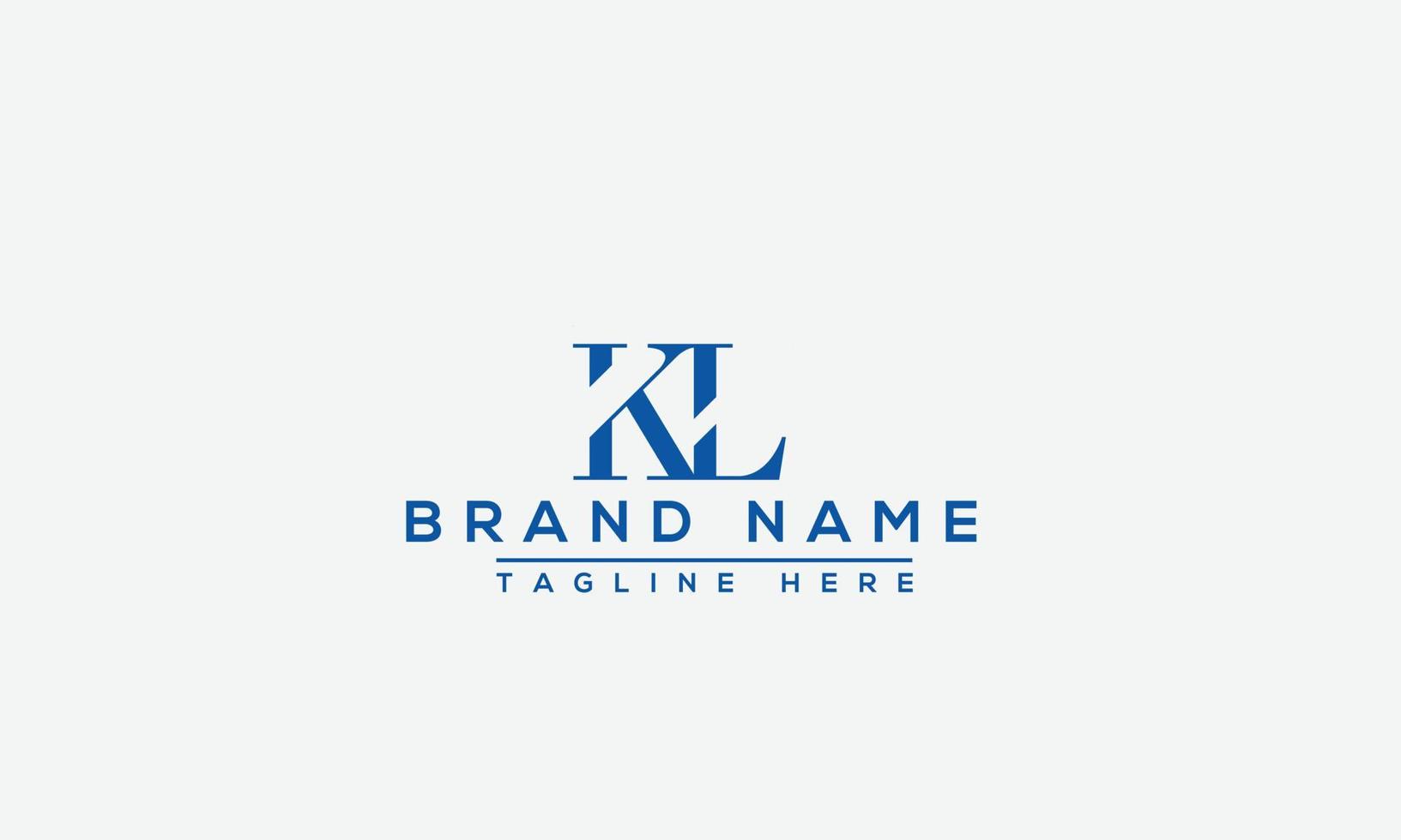 KL Logo Design Template Vector Graphic Branding Element