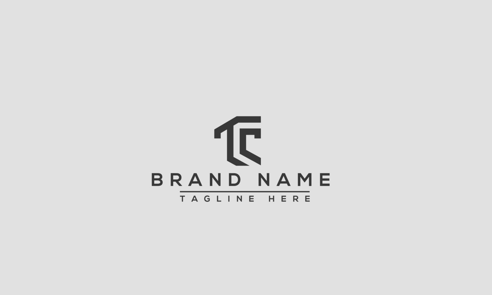 TC Logo Design Template Vector Graphic Branding Element.
