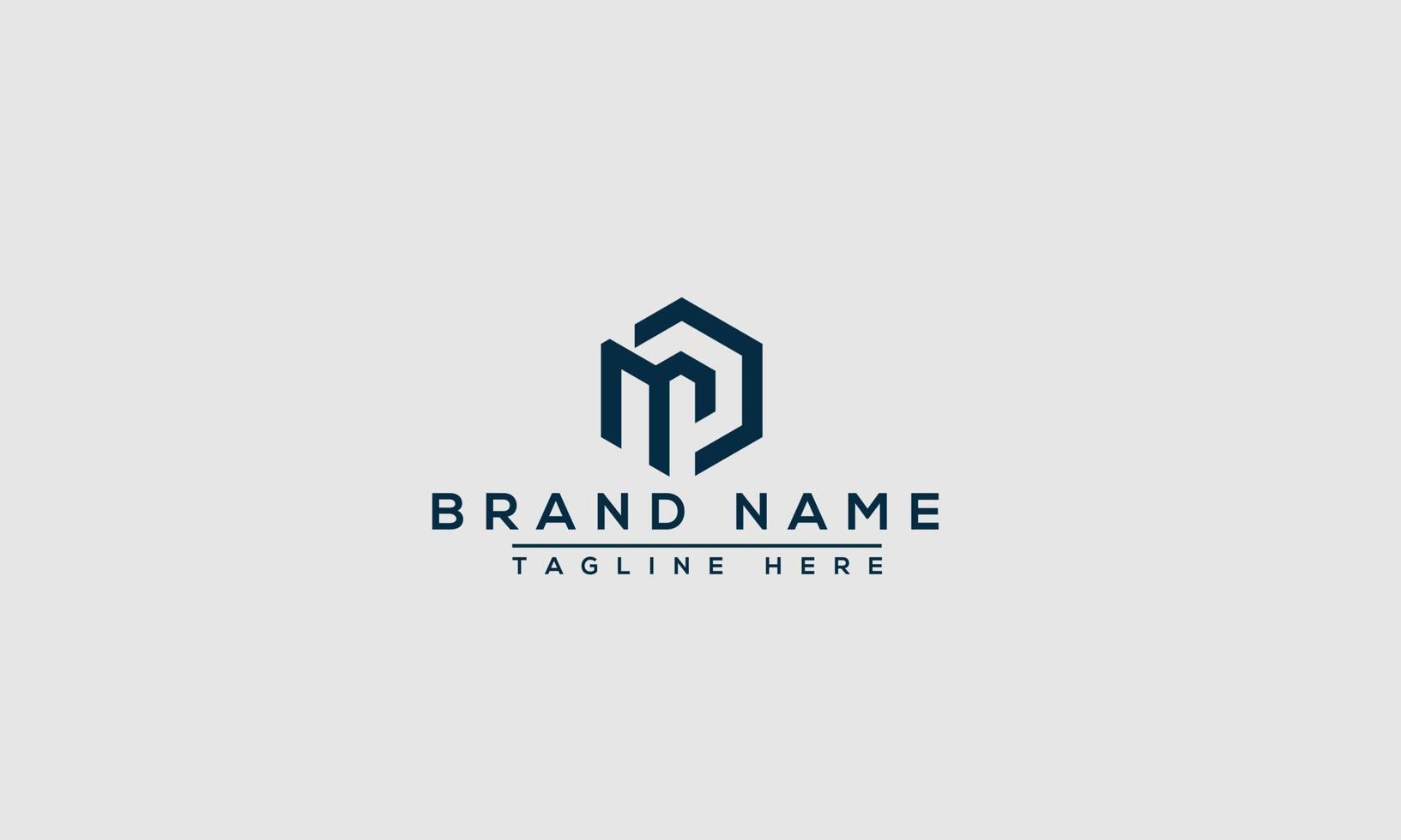 MO Logo Design Template Vector Graphic Branding Element.