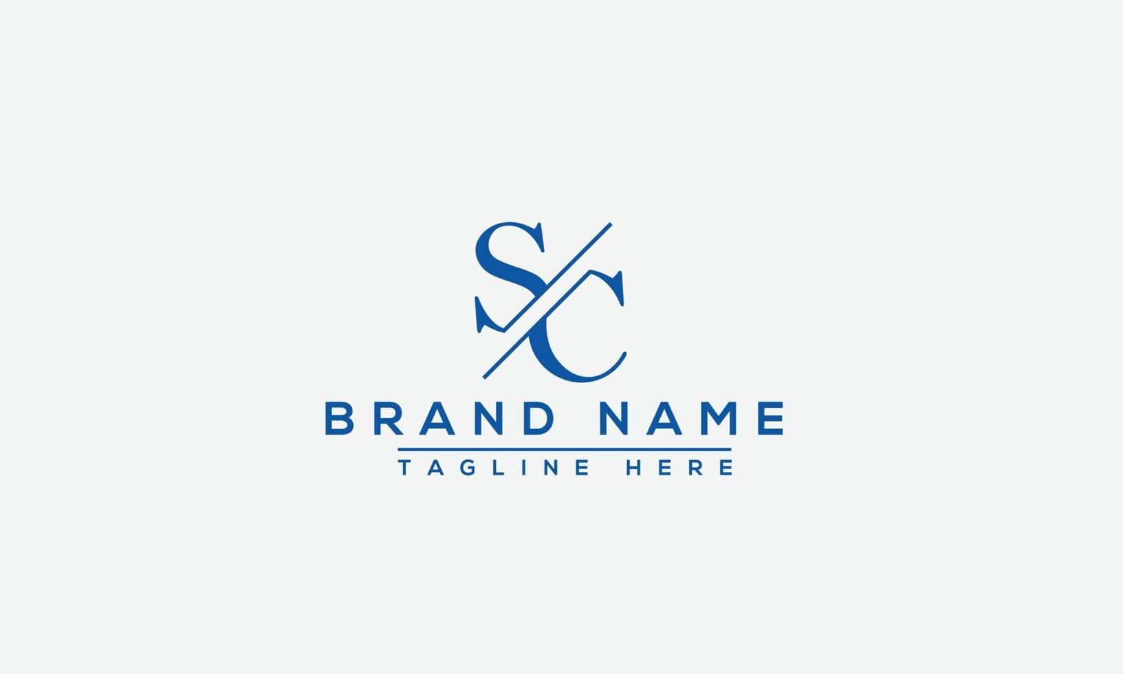 SC Logo Design Template Vector Graphic Branding Element 10946621 Vector