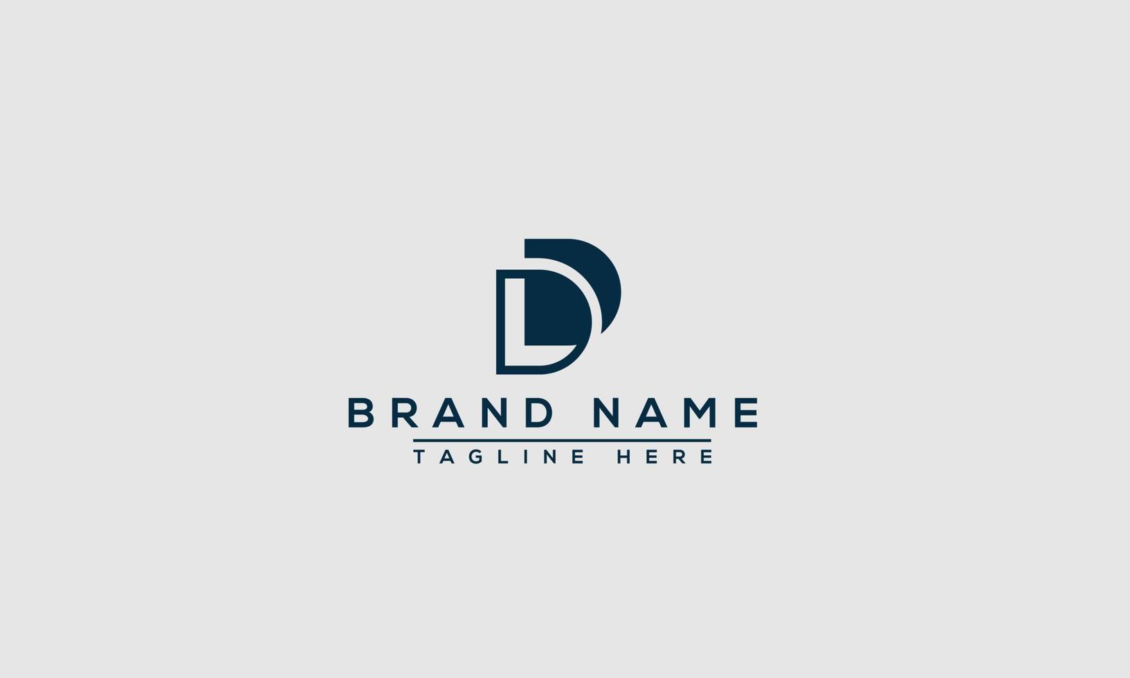 DD Logo Design Template Vector Graphic Branding Element.