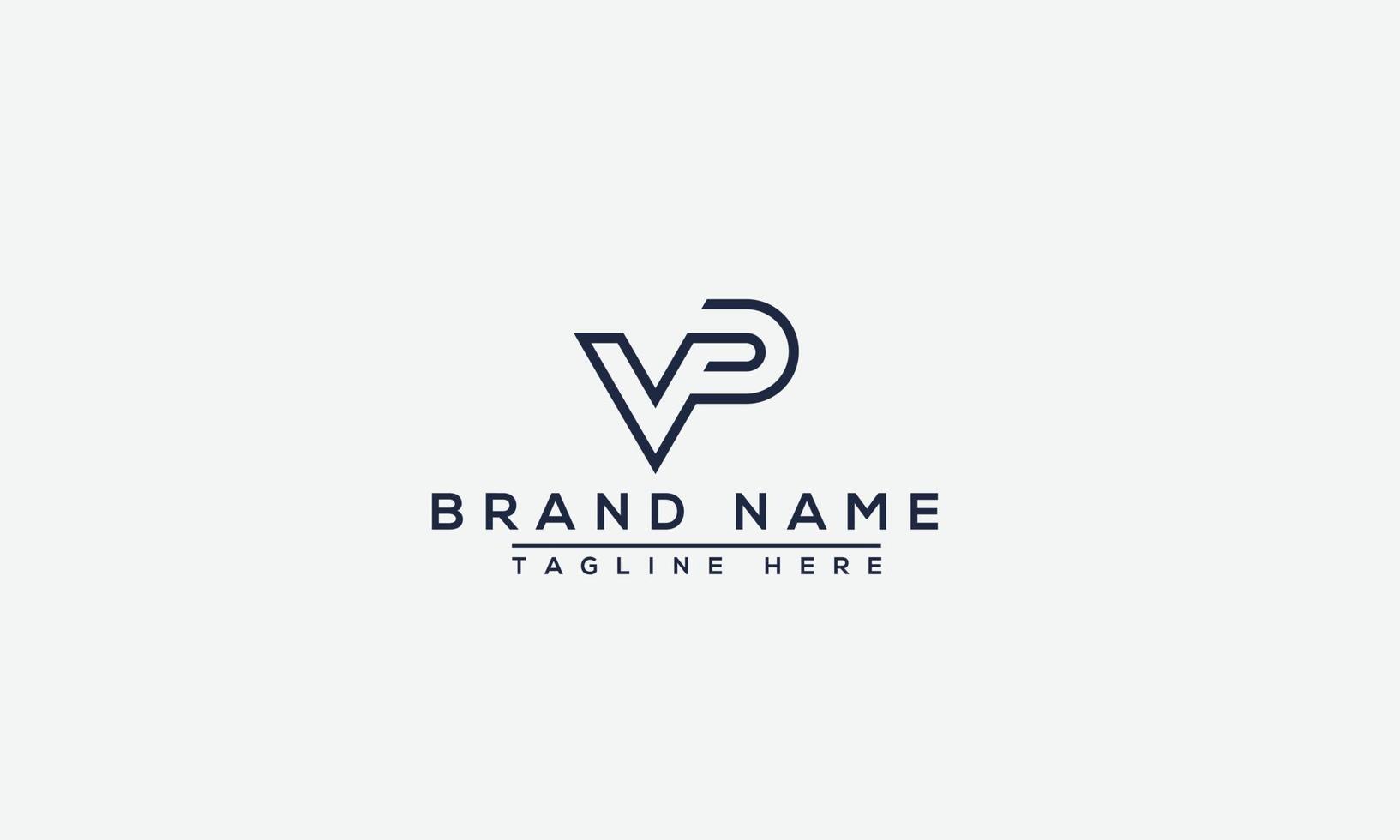 VR Logo Design Template Vector Graphic Branding Element.