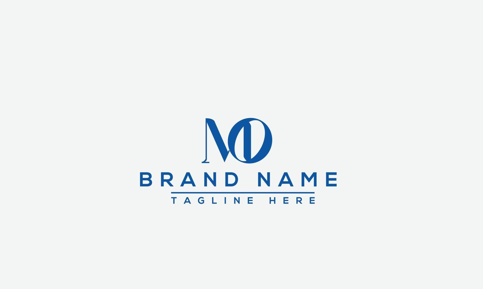 MO Logo Design Template Vector Graphic Branding Element