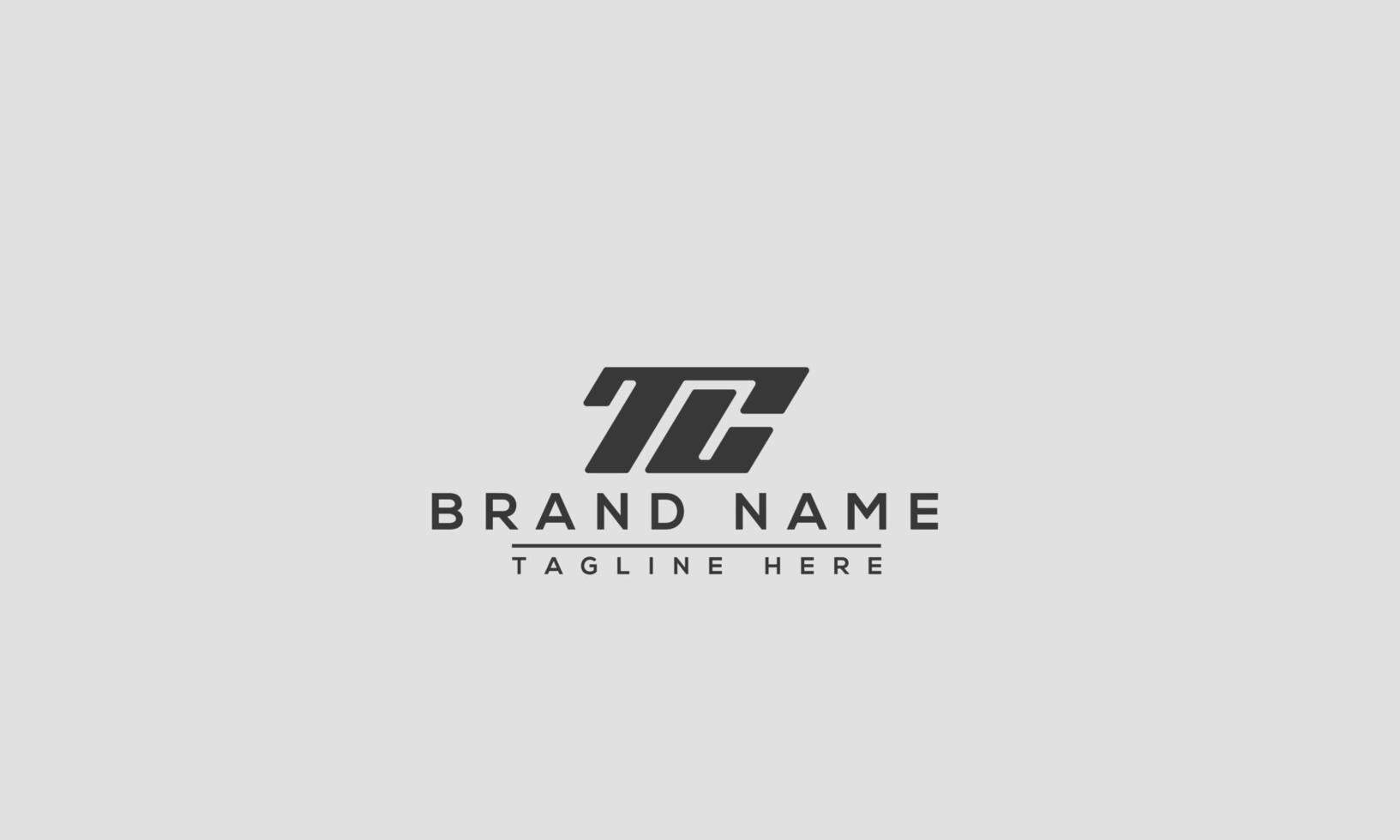 TC Logo Design Template Vector Graphic Branding Element.