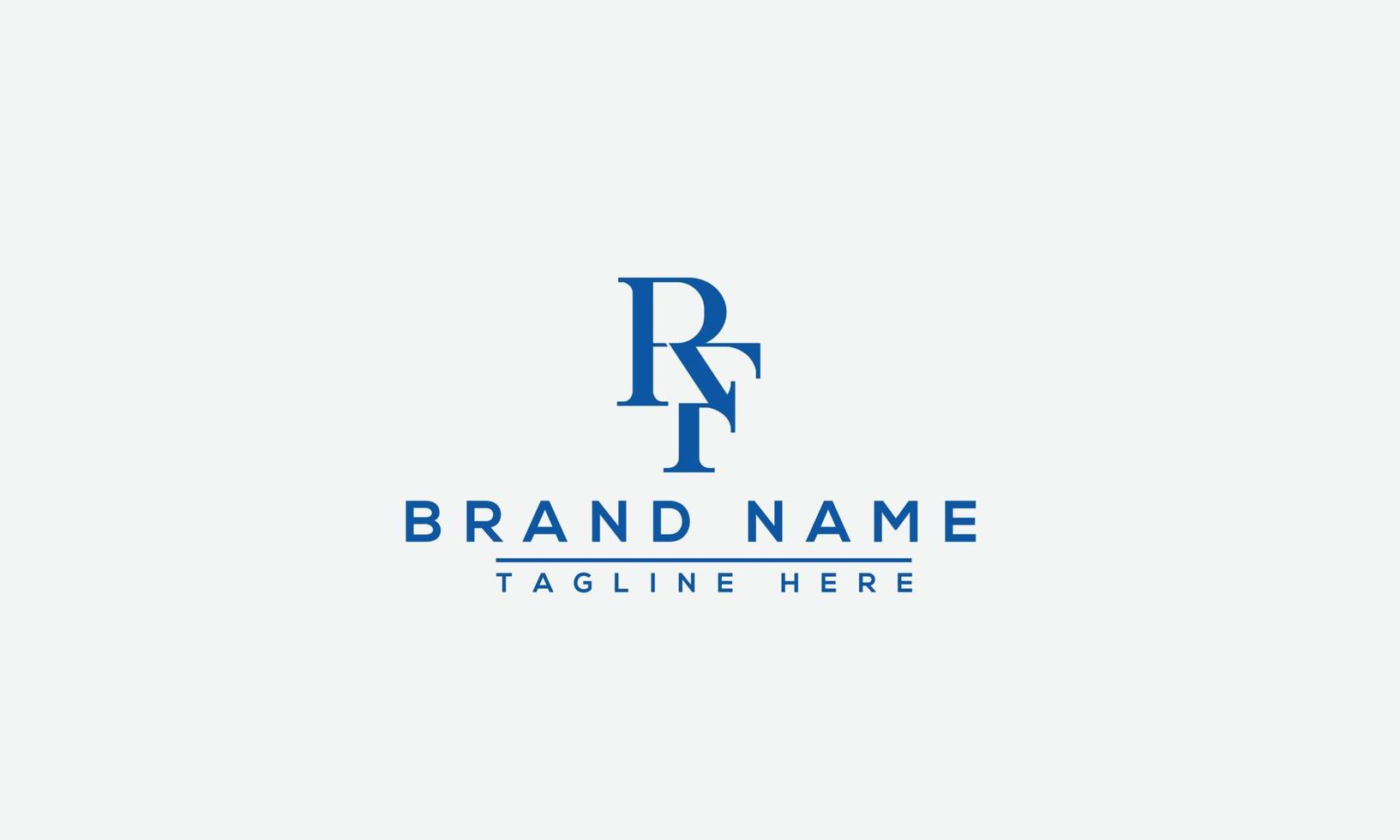 RF Logo Design Template Vector Graphic Branding Element