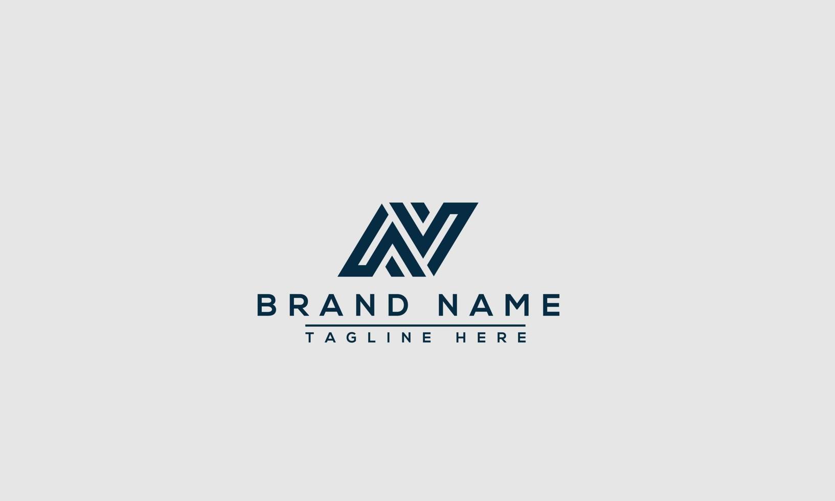N Logo Design Template Vector Graphic Branding Element.