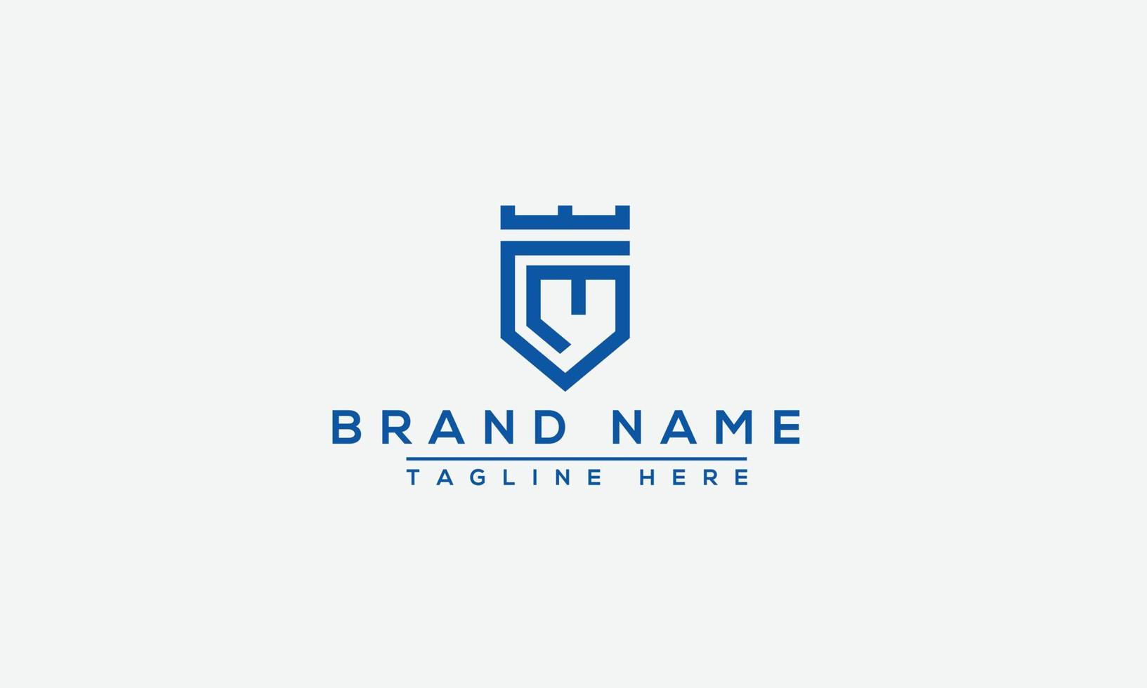 CM Logo Design Template Vector Graphic Branding Element.