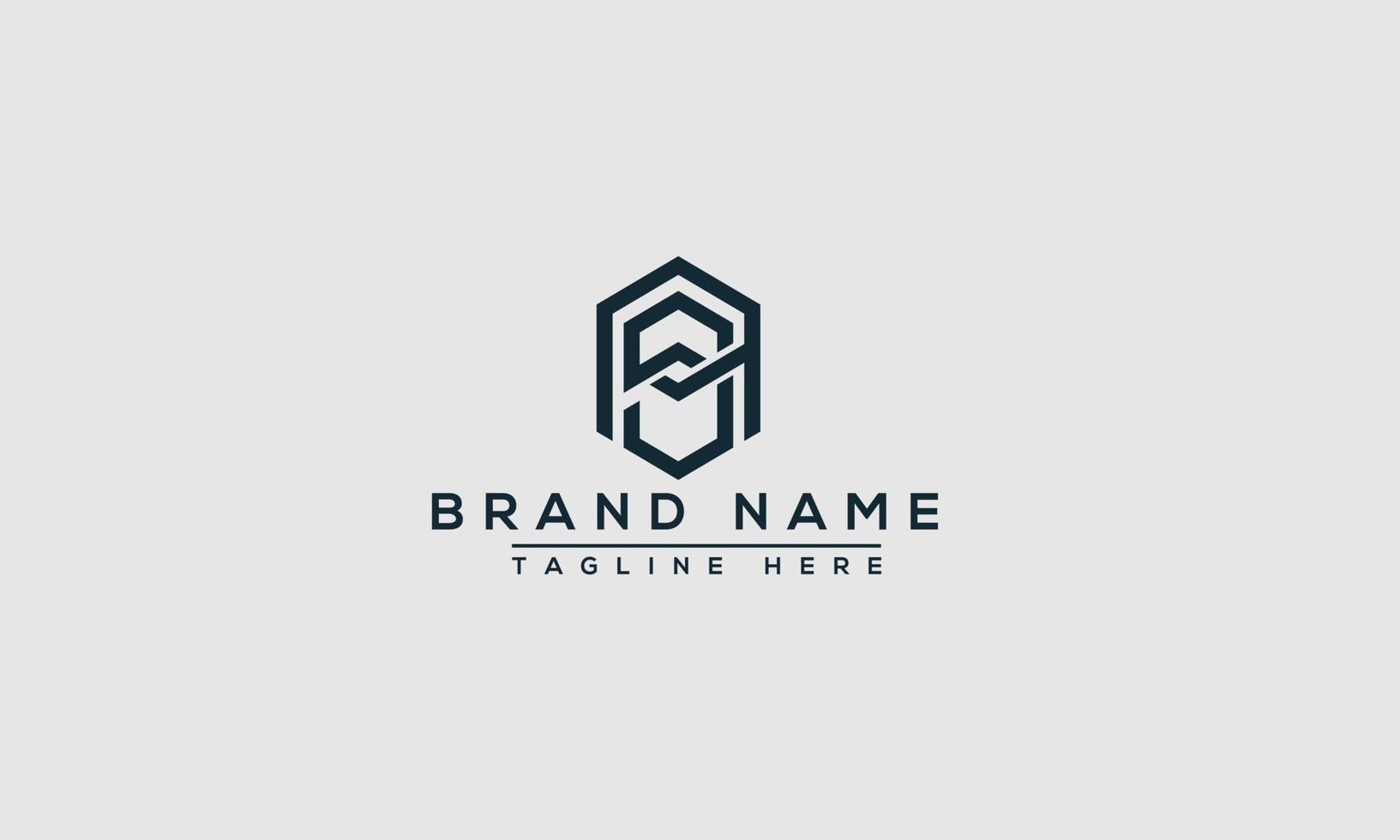 AS Logo Design Template Vector Graphic Branding Element.