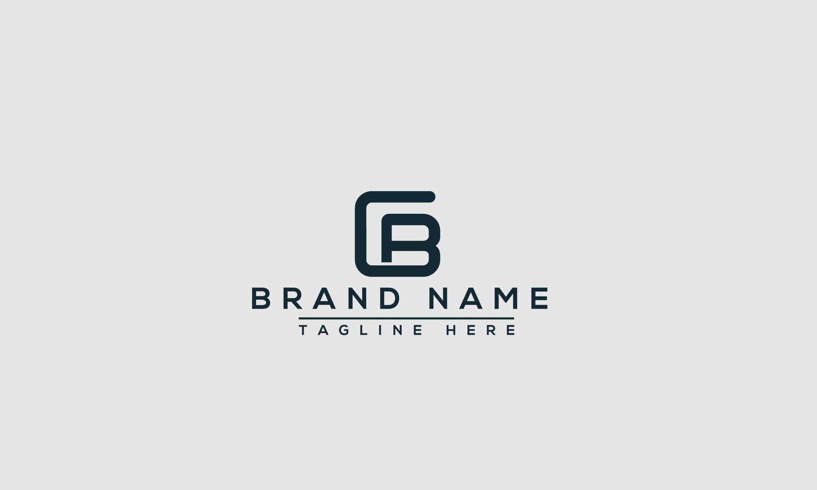 CB Logo Design Template Vector Graphic Branding Element.