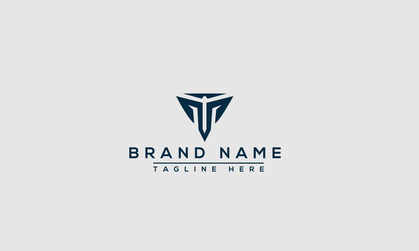 T Logo Design Template Vector Graphic Branding Element.