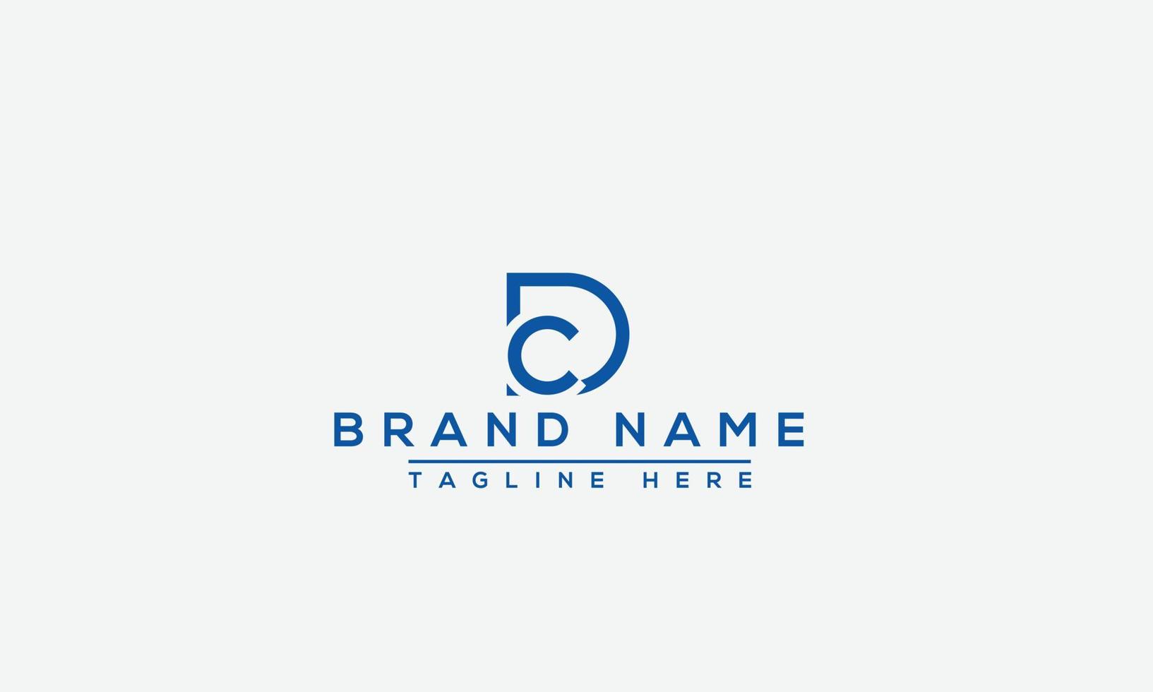 DC Logo Design Template Vector Graphic Branding Element.