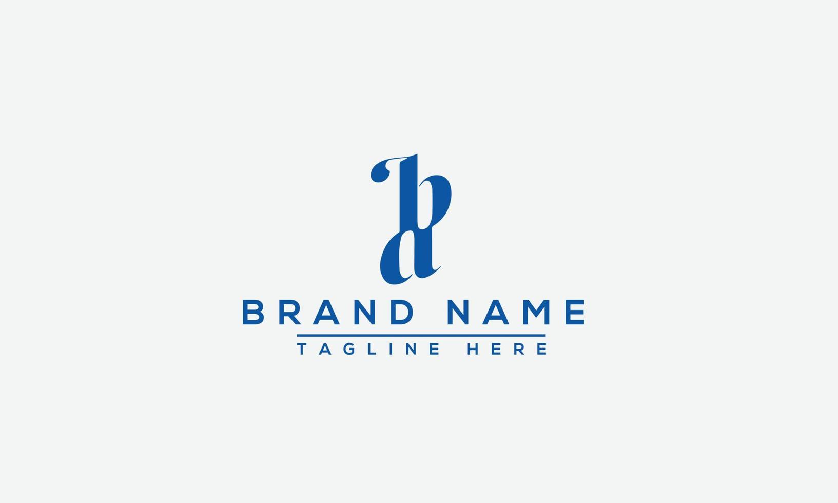 BA Logo Design Template Vector Graphic Branding Element