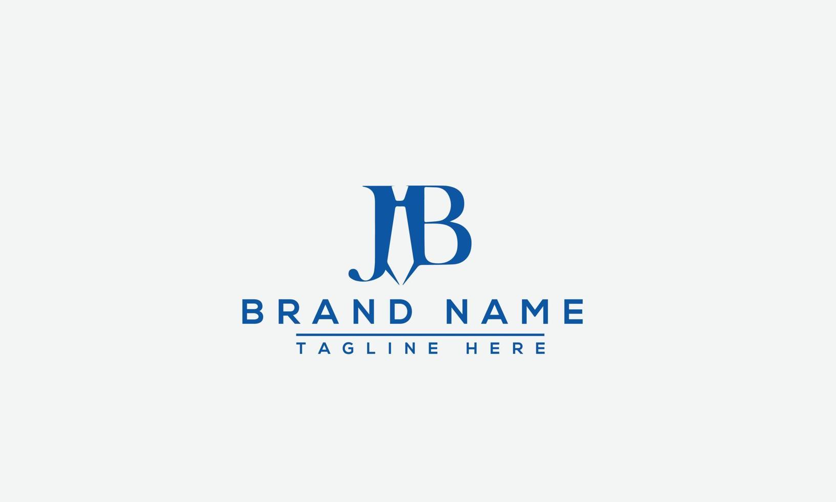 JB Logo Design Template Vector Graphic Branding Element
