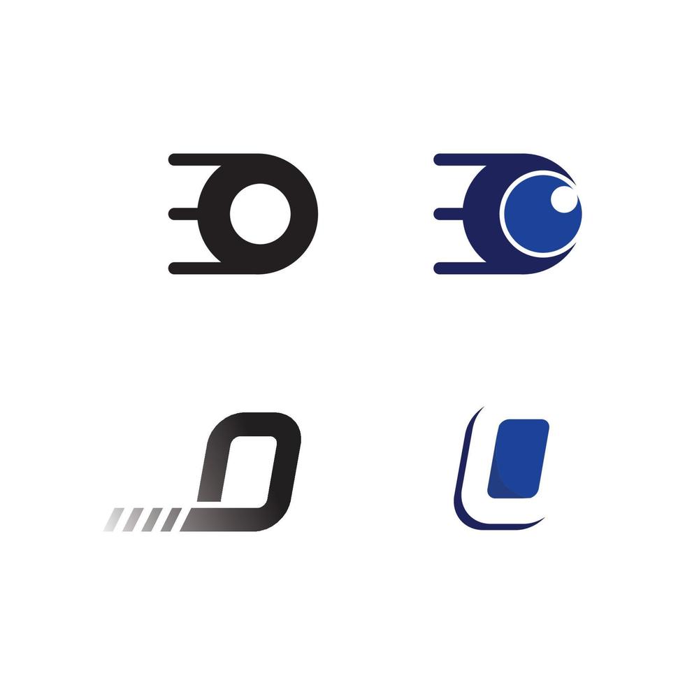 o logo tecnología empresarial círculo logo y símbolos diseño gráfico vectorial vector