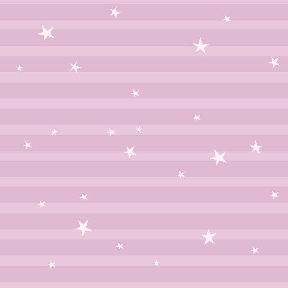 Cute seamless pattern with stars and strips, nursery decor, print for baby clothes, wallpaper. Vector illustration in flat style